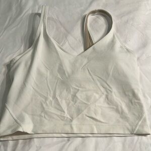 Small Lululemon white tank top